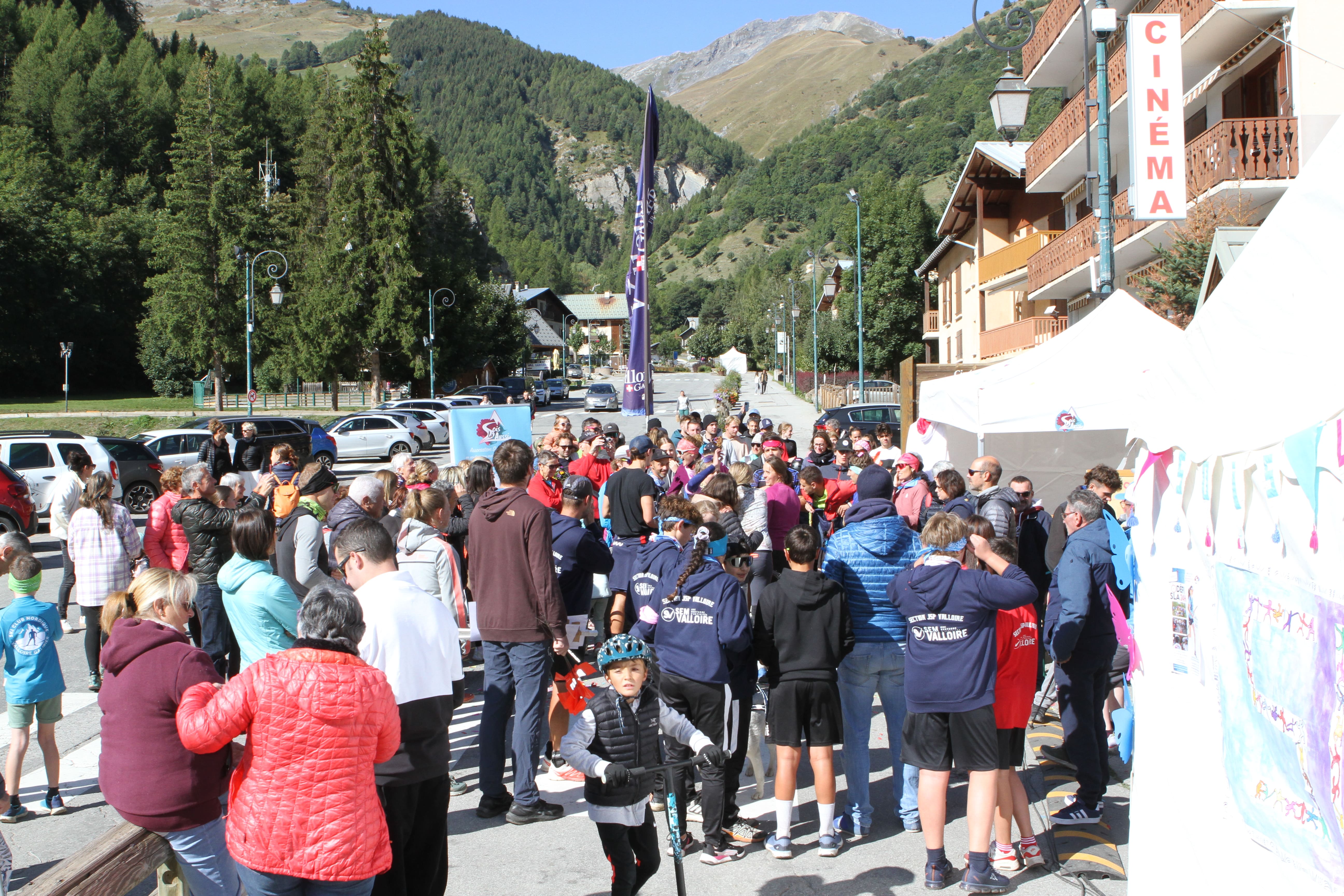 Départ d'une course du Défi 24h